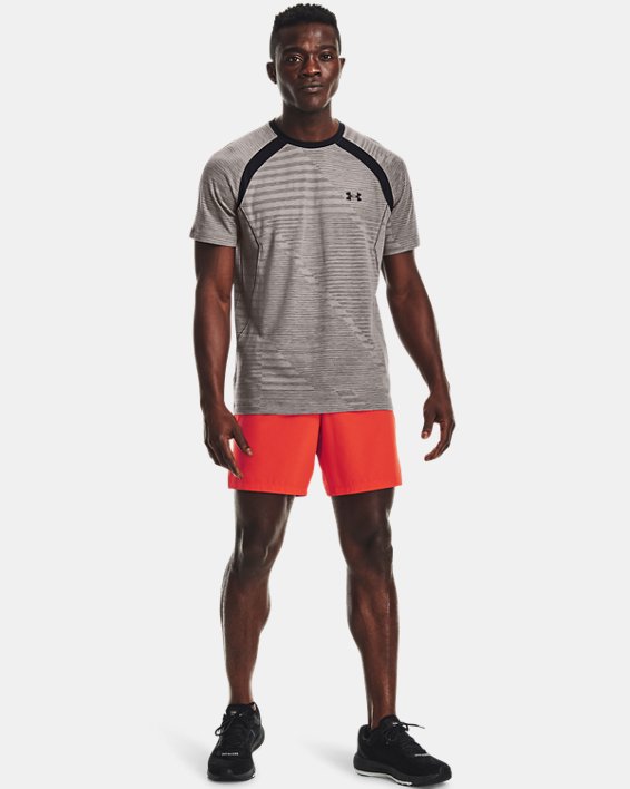 Men's UA Speedpocket 7" Shorts, Orange, pdpMainDesktop image number 2